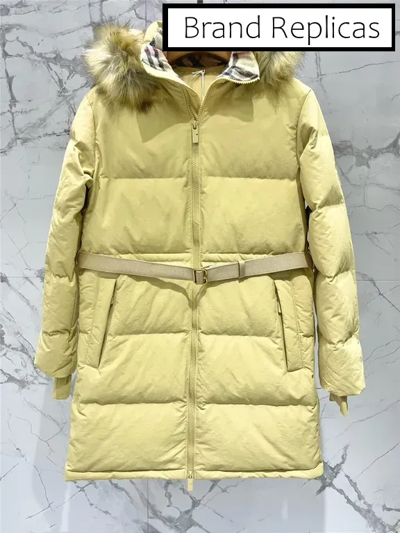 Burberry Hooded Long Puffer Jacket